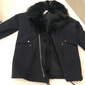 Dark navy/black IRO Paris coat